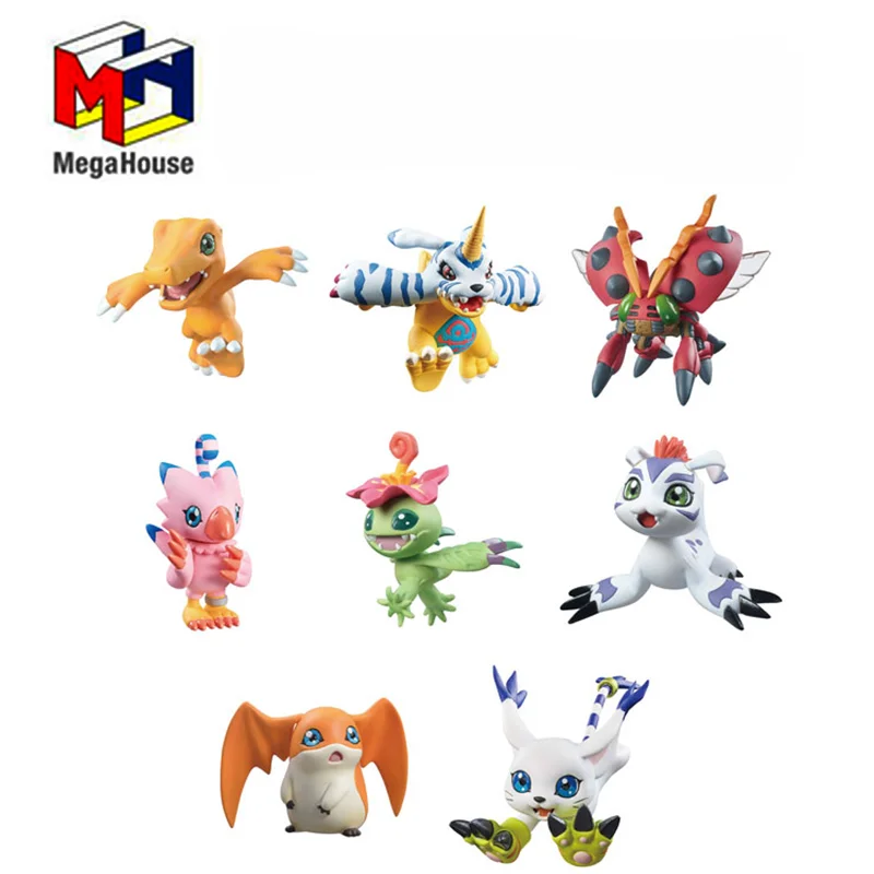 Megahouse MH Digimon Приключения смешанные агумоны пукамон фигурки модели искусственных игрушек подарки на день рождения фотостатуя