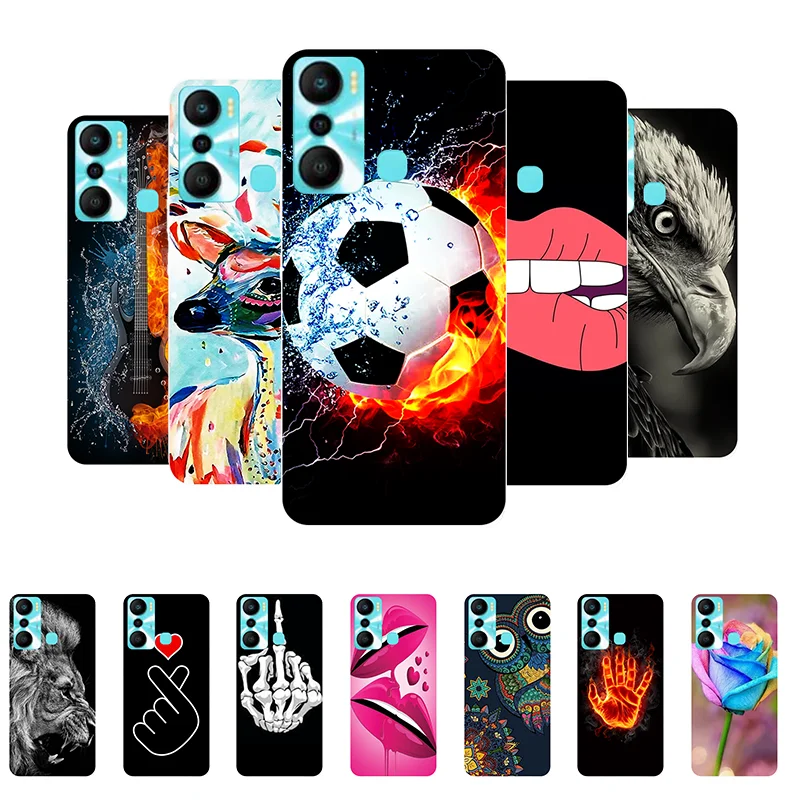 

for Infinix Hot 20i Case Football Soft Silicone Back Cases for Infinix Hot 20i X665e X665C Phone Cover for Infinix Hot20i etui