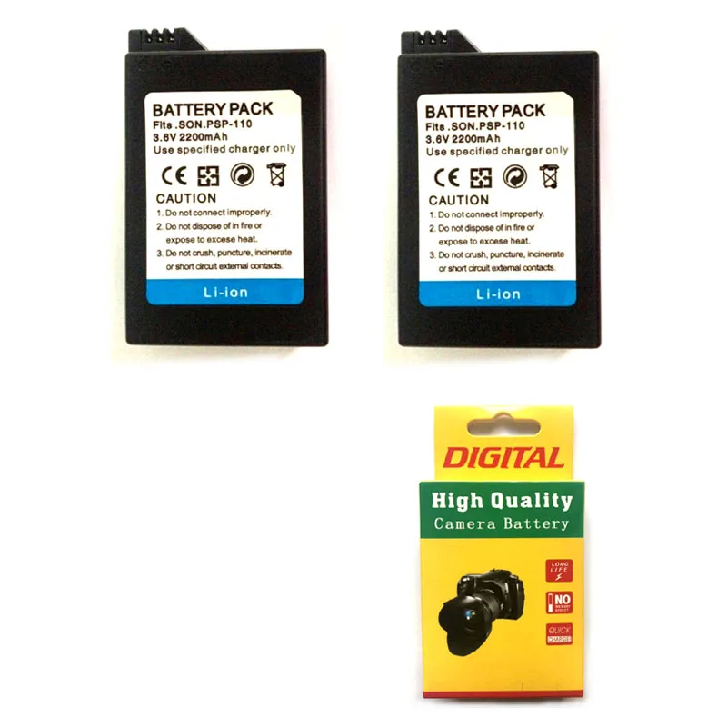 

PSP-110 PSP-S110 Lithium Battery for Sony PSP-1001 PSP-1000 2000 3000 PSP1000 PSP2000 PSP3000 FAT PlayStation Portable Console