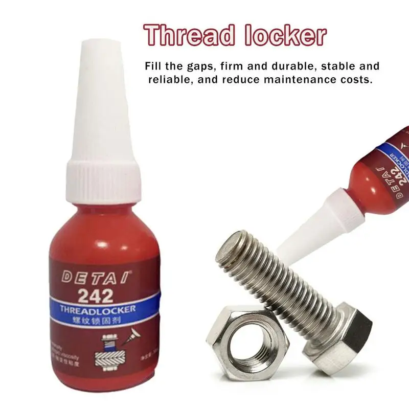 

Thread Locker 10g Screw Glue Anaerobic Threadlocker Heavy Duty High Strength Gap Sealants Leak-proof Screw Glue Repair Curing