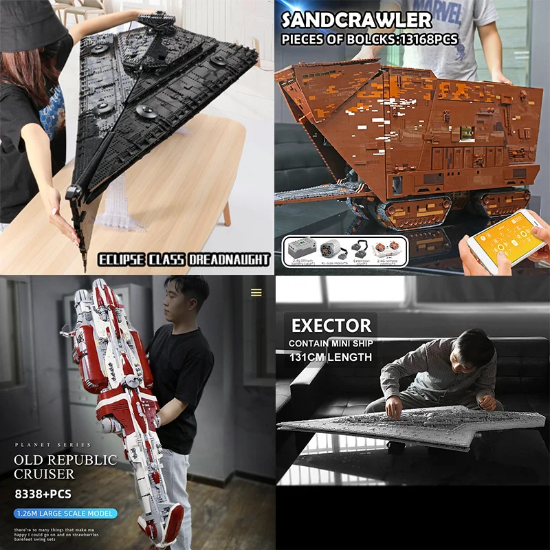 

Эксперт, высокотехнологичные космические войны, «сделай сам», Дред-круизер Eclipse, космический корабль, ракетный корабль Moc, Модульные строительные блоки