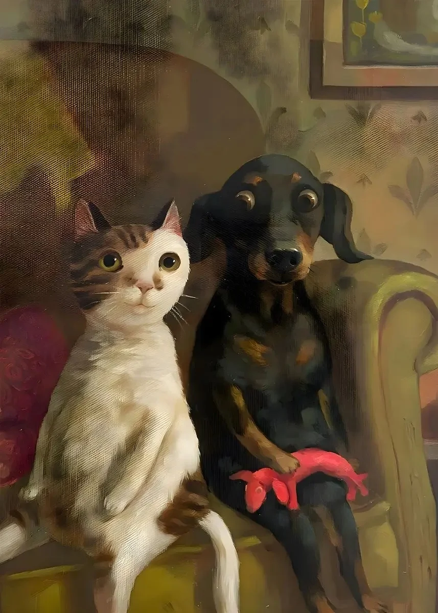 

Печать на холсте Funny Animals