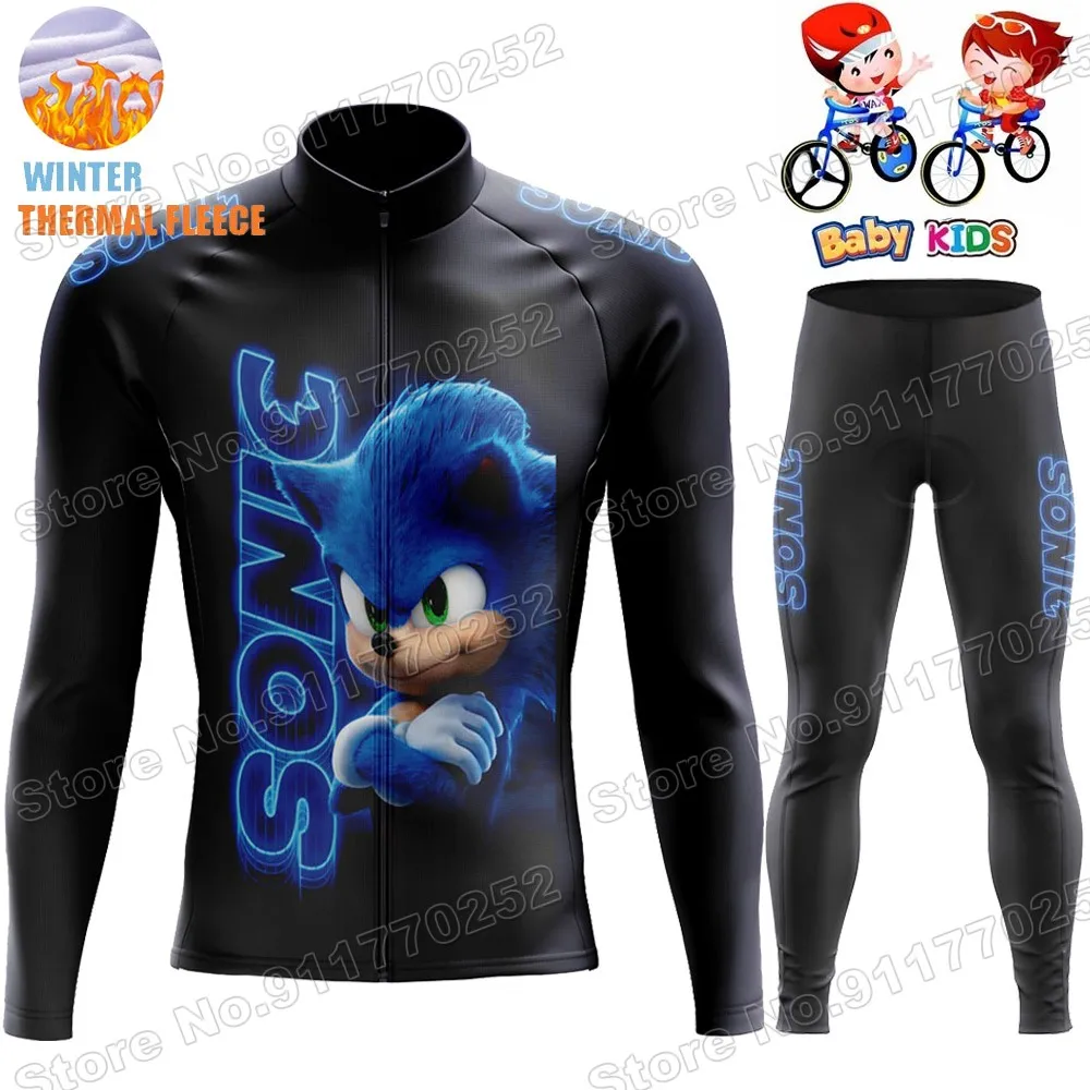 Детский зимний костюм из трикотажа и для велоспорта |