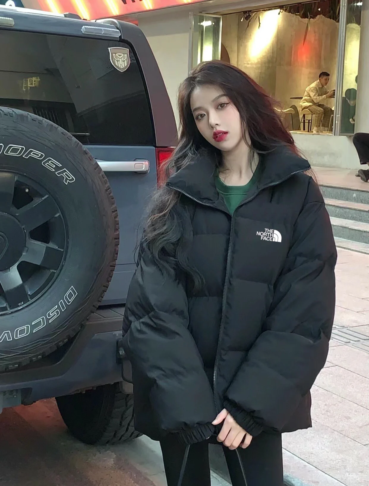 Пуховик The North Face ветрозащитный согреться против морщин Тонкая посадка Зимняя