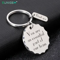 cowoker keychain personalized engraved you are an essential part of our team work gift for colleague teams customized keychains