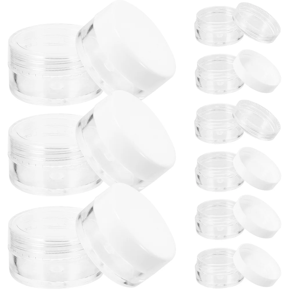 

24 Pcs Bottled Face Cream Container Containers Plastic Travel Jars Cosmetics Refillable