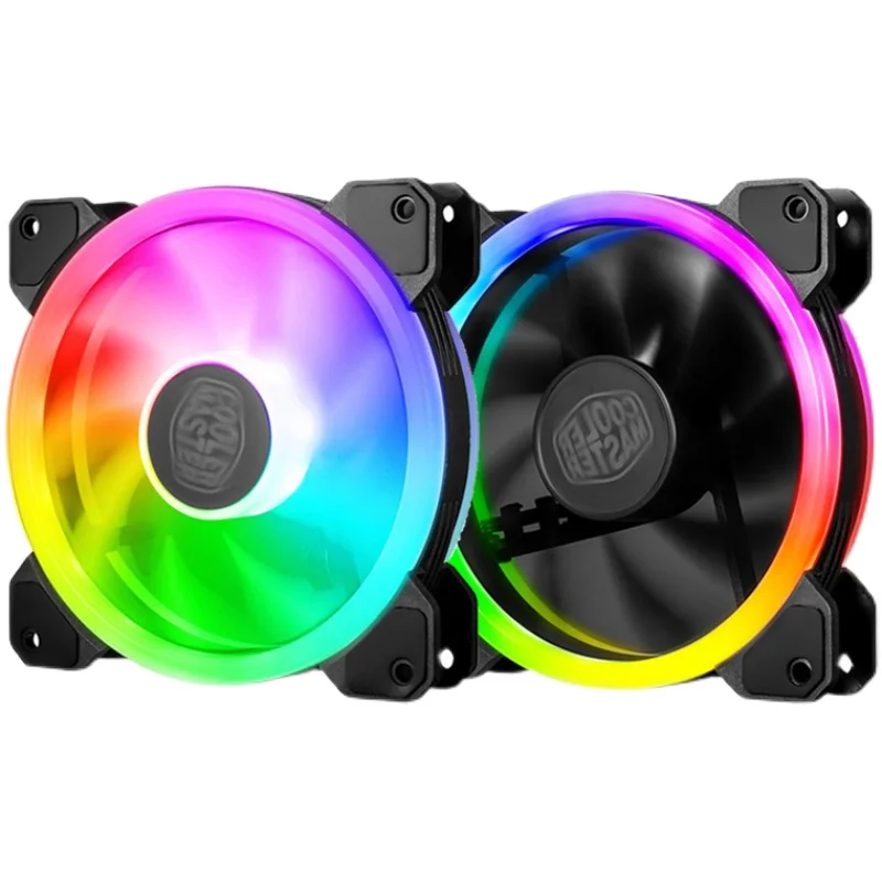 

Cooler Master MF120 5V 3Pin ARGB 120mm Computer Case Cooling Fan Ring Effect RGB Sync 12cm Cooler Chassis Cooling System