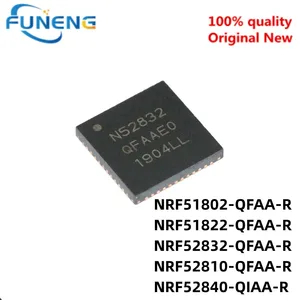 5Pcs NRF51822-QFAA-R NRF51802 NRF51822 NRF52832 NRF52810 NRF52840 QIAA-R 51822 51802 52832 52810 52840 Wireless Bluetooth chip