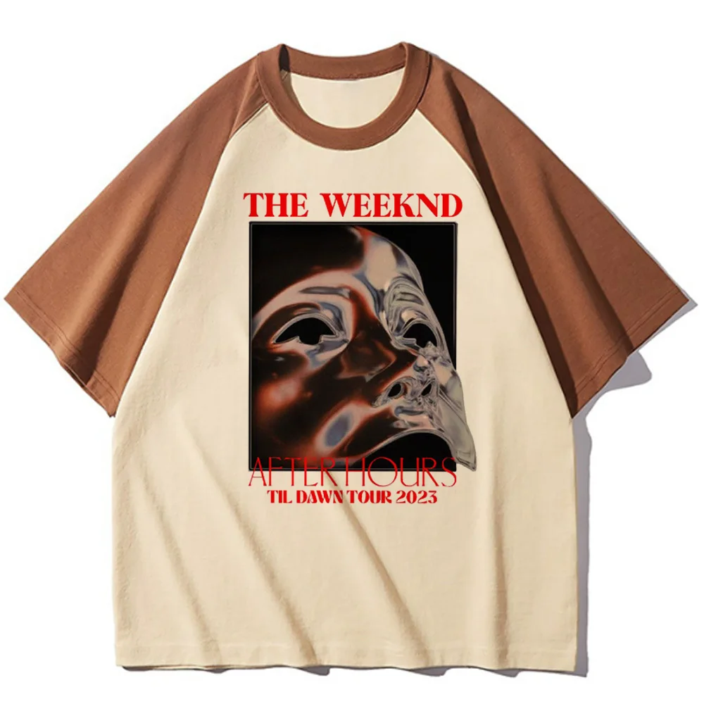 Футболка The Weeknd для девочек красочная корейская одежда футболки с графическим