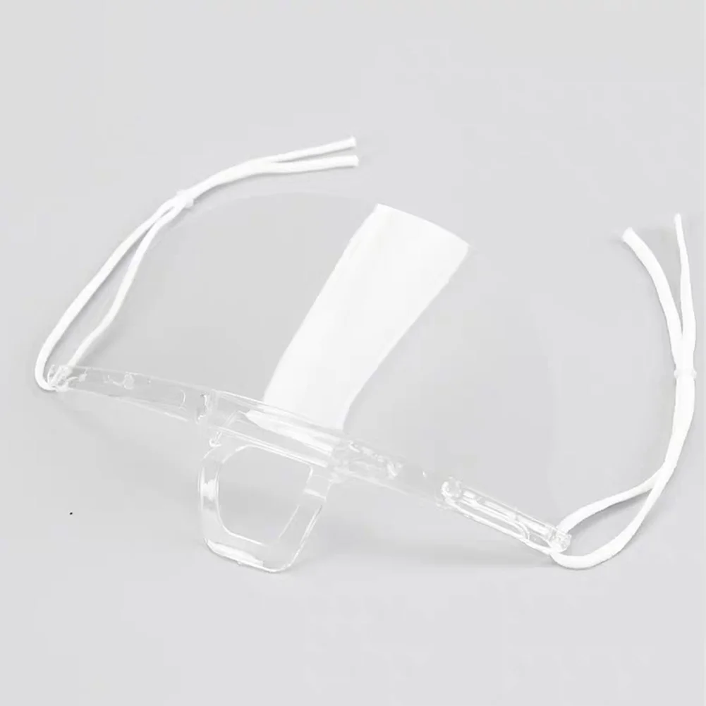 

10 шт., прозрачные пластиковые маски в форме улыбки для ухода за здоровьем