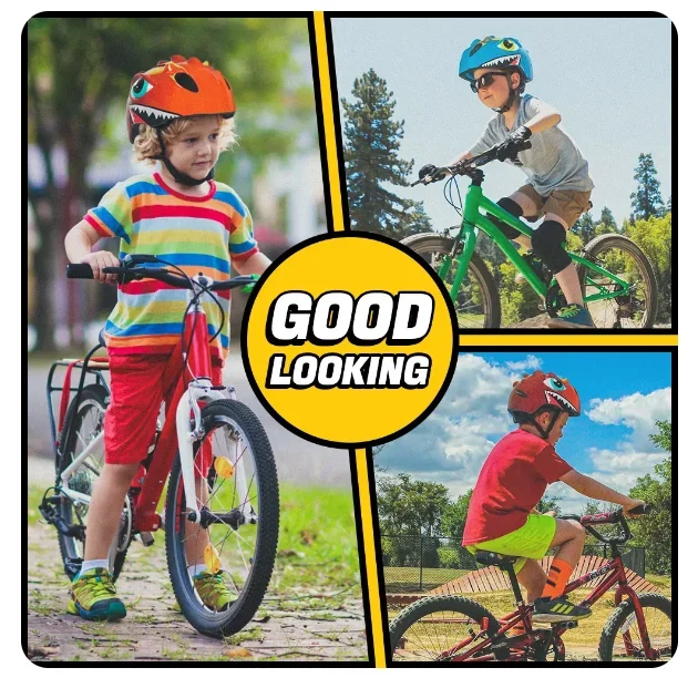 Детский Защитный Велосипедный Шлем С Мультяшным Внешним Дизайном Спортивный Для