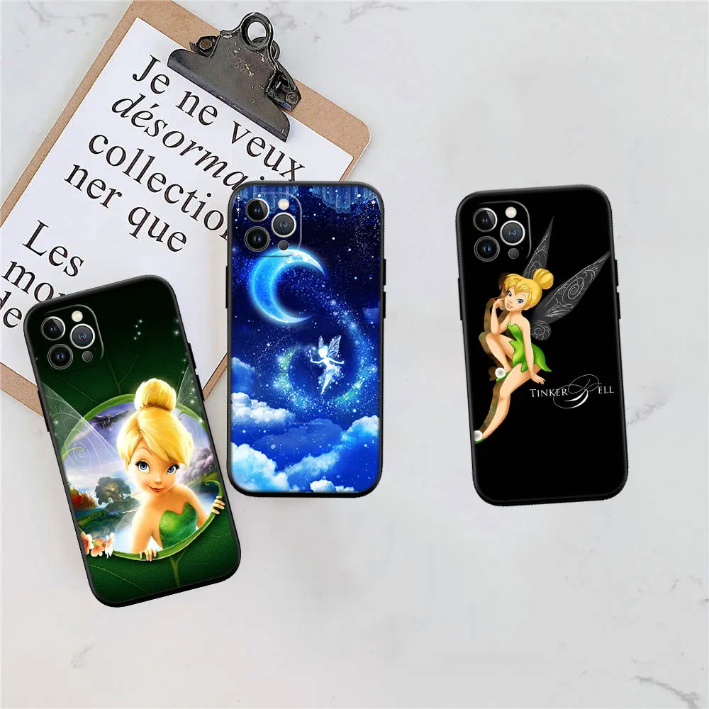 Мягкий силиконовый чехол RT63 Tinker Bell Tinkerbell для iPhone 15 14 13 12 11 Pro Max Mini Plus