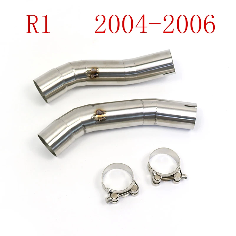

For Yamaha YZF R1 2004-06 2007-08 2009-14 Motorcycle Middle Chain Tube Stainless Steel Motorcycle Parts Sliding Exhaust R1