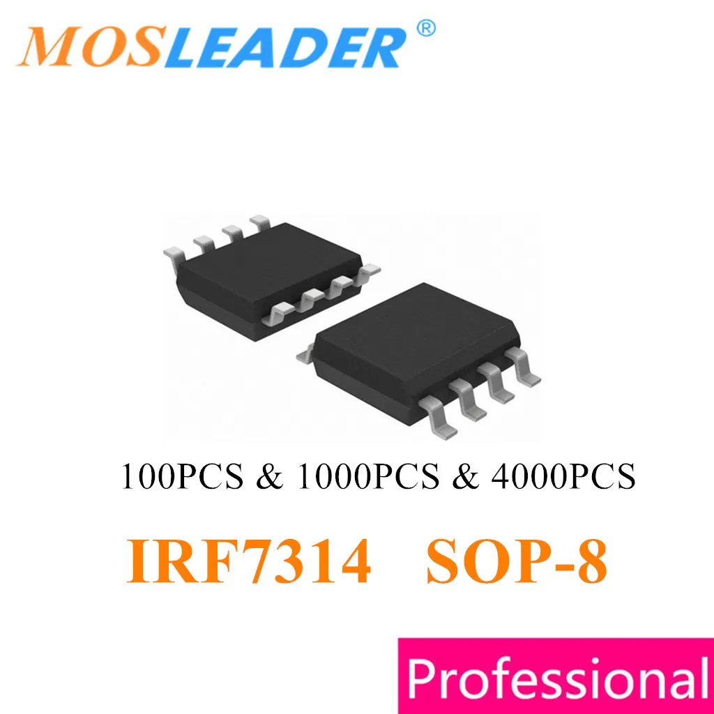 

Mosleader IRF7314 SOP8 100 шт. 1000 шт. 4000 шт.-20 в двойной P-канал 7314 IRF7314TRPBF IRF7314PBF IRF7314TR Китайский Высокое качество