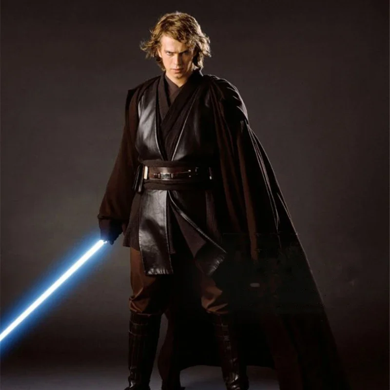 2025 NewWars Anakin Jedi Knight костюм для косплея накидка с капюшоном аниме классический