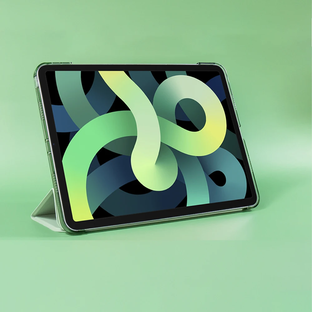 

Умный чехол для iPad Pro 12,9 2020, чехол с автоматическим пробуждением, тройного сложения, жесткий чехол с кронштейном для iPad Pro 12,9 5th 2021, чехол подхо...