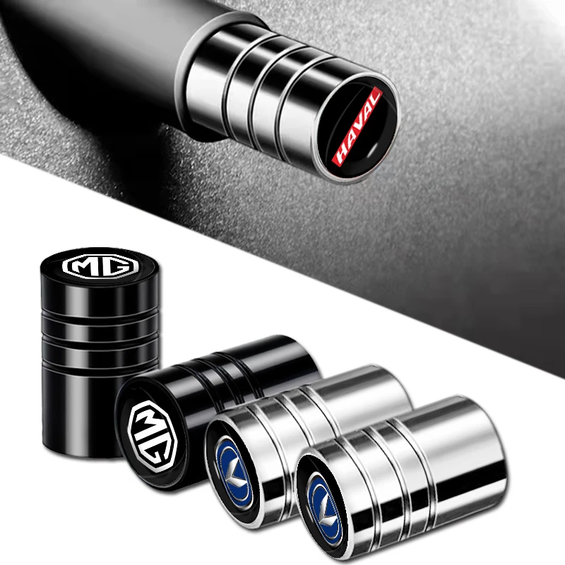 

4pc Car Logo Metal Tire Valve Dust Cover for Lada VESTA Niva Kalina Priora Granta Largus Vaz Samara 2110 Sw Car Accessories
