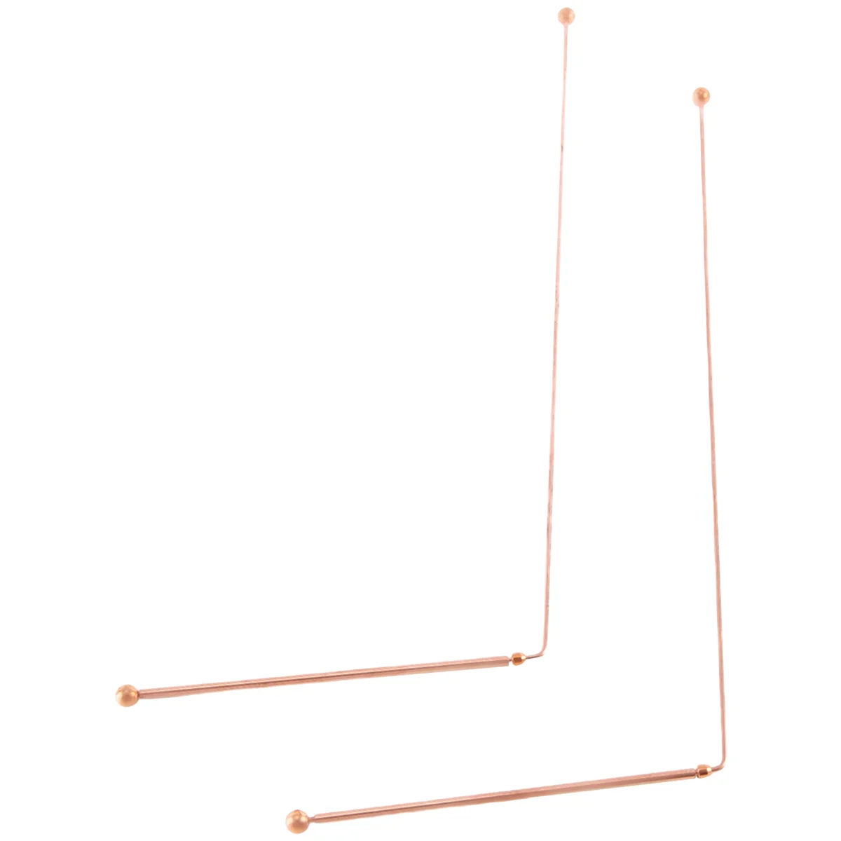Медные лозоходные стержни - 99 9% чистая медь 2 шт. гадальные детектор волнения
