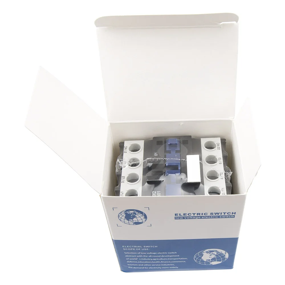 Флуоресцентный контактор переменного тока, флуоресцентный контактор 220 В, 380 В, 110 В, 48 В, 36 В, 24 В