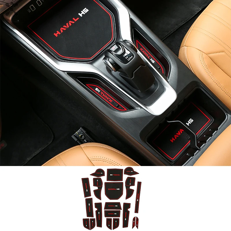 

Новинка, Противоскользящий коврик GWM Great Wall Haval H5 2024 для интерьера, накладка на дверь, резиновый слот для ворот, подушка для чашки, декоративные автомобильные аксессуары