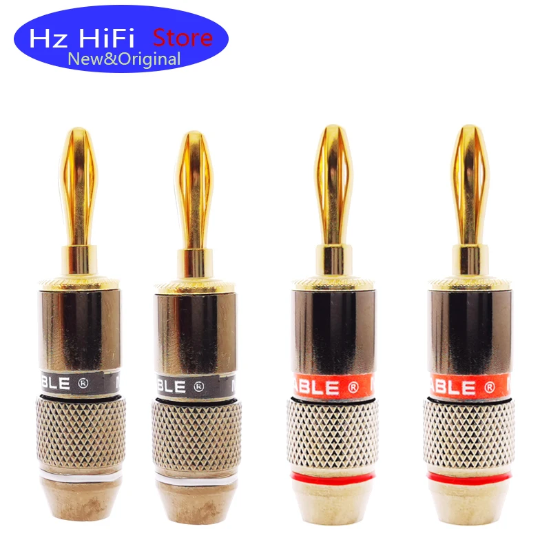 4 шт. высококачественные вилки-бананы из чистой меди 24 к