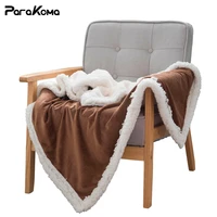 double layer blanket spring and autumn warm nap blanket sherpa throw blankets for couch thick fuzzy warm soft blanket for beds
