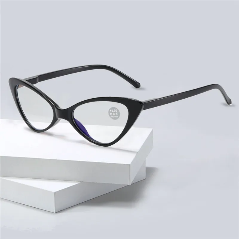 

seemfly Anti Blue Light Blocking Cat Eye Glasses PC Frame Women Men Retro Eyeglasses for Ladies Optical Frame Computer Goggles