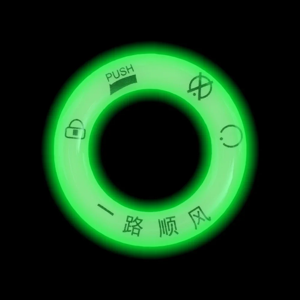 

Автомобильные наклейки-кольца для ключей, светящееся кольцо для ключей, 3D наклейки, электрическое кольцо для двери, украшение с флуоресцентными наклейками