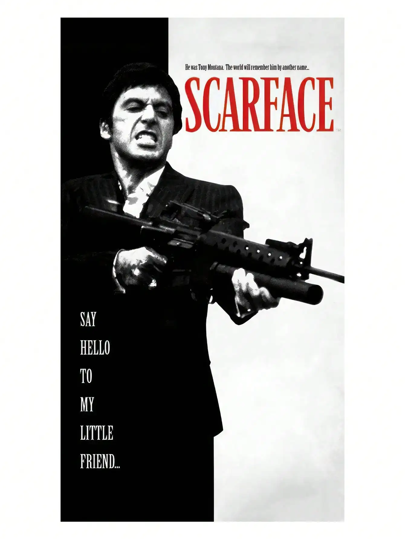

Плакат на холсте Al Pacino и Tony Montana HALFLEMART