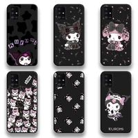 sanrio maid outfit kuromi my melody phone case for samsung galaxy a03s a52 a13 a53 a73 a72 a12 a31 a81 a30 a32 a50 a80 a51 5g