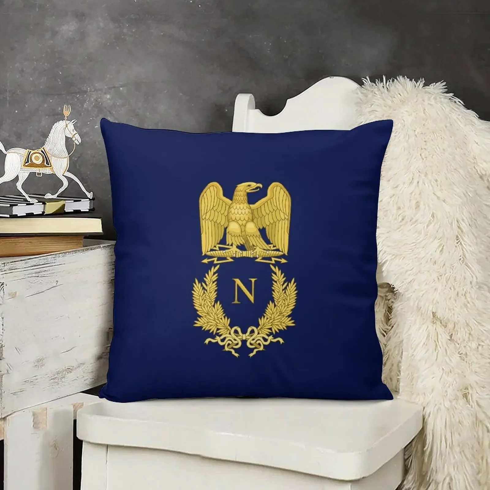 Emblème de Napoléon Bonaparte Декоративная подушка Чехлы для подушек Подушка