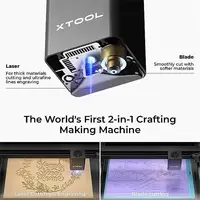 Гибридный лазерный станок xTool M1 с ЧПУ#1