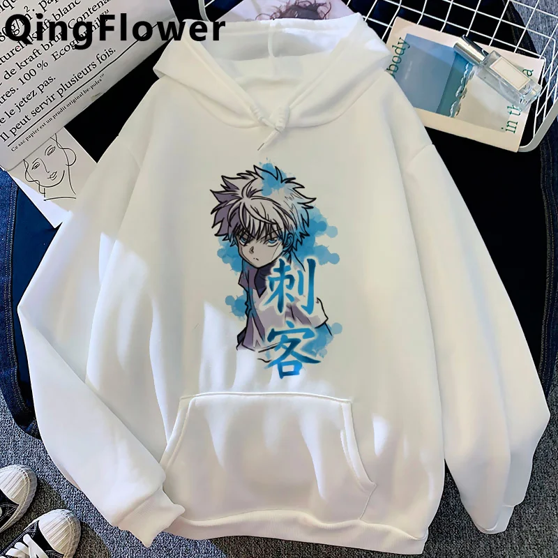

Аниме Hunter x Hunter Killua Hisoka juютсу Kaisen Gojo Satoru толстовки оверсайз Ulzzang хип-хоп y2k эстетический пуловер hoddies