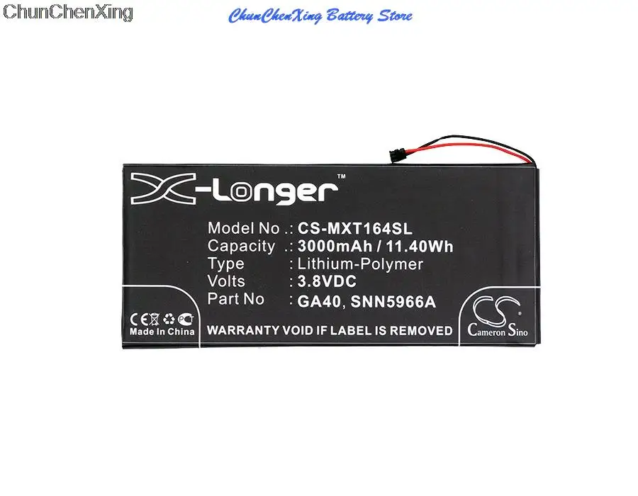 Аккумулятор Cameron Sino 3000 мАч GA40 SNN5966A для Motorola Moto G4 Plus TD-LTE XT1643 XT1644