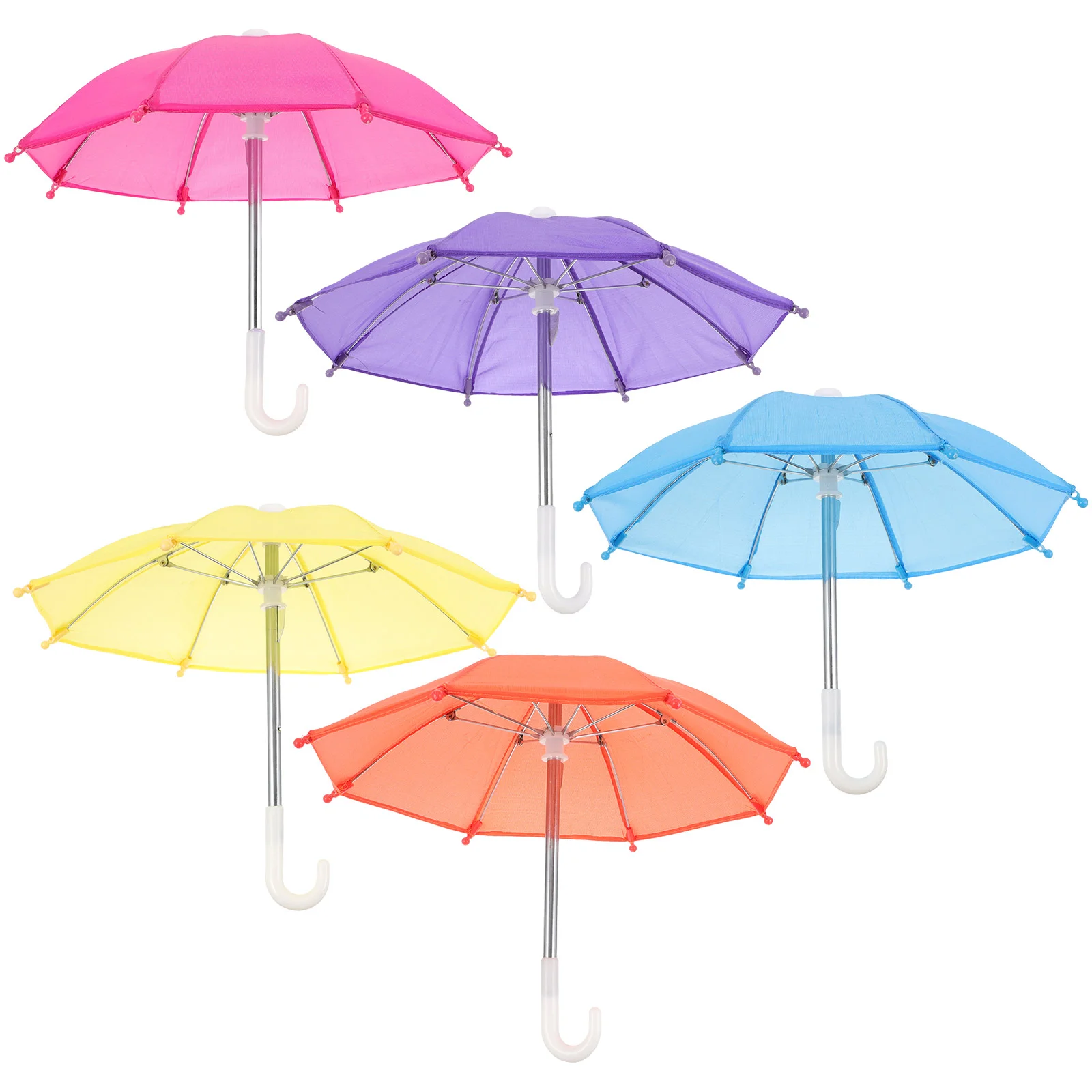 

5 Pcs Top Hat Kids Umbrella Model Tabletop Mini Baby Decorations Accessory Metal Lovely Cute Travel Accessories