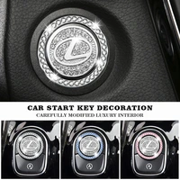 car styling one button start decorative sticker engine button crystal ring protective cover for lexus ct200h rx300 rx330 rx350
