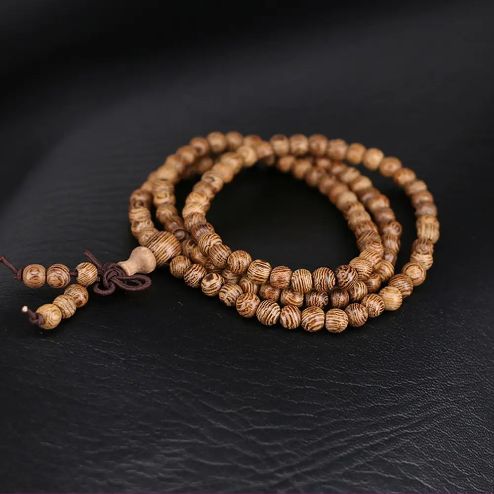 НОВЫЕ модные бусины из венге тибетский буддийский деревянный браслет Мала четки