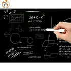 Настенные наклейки, 2 шт.лот, 30*40 см, черная доска, виниловая мельная доска, детская игрушка для рисования, Детская развивающая игрушка