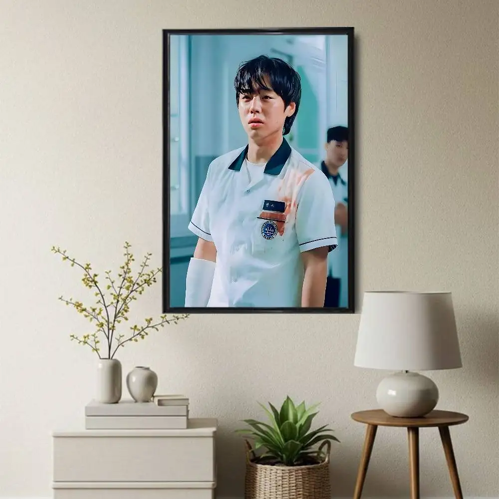 Фото Постер Cool Yeon Si-eun Weak Hero Park Jihoon, HD-печать, водонепроницаемый, для дома, гостиной, спальни, бара, эстетическое украшение №4