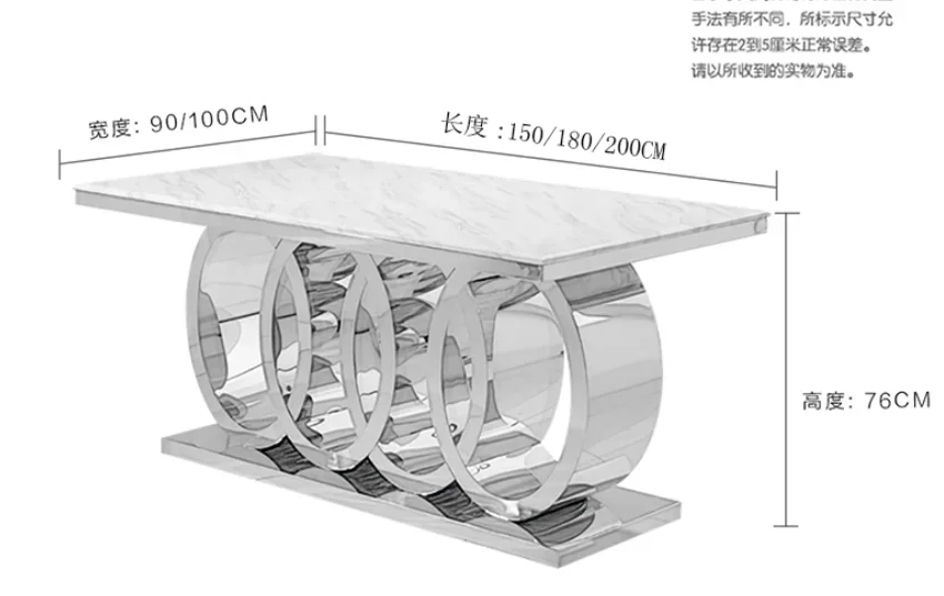 Подходит для вечеринки мраморная столешница или стеклянная латунный золотой
