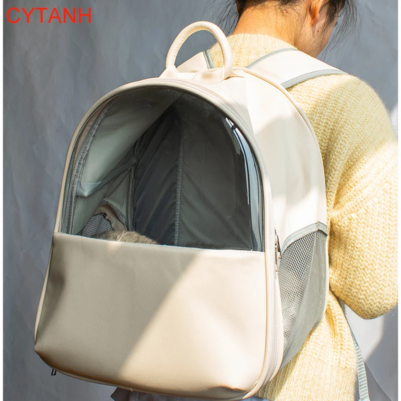 

Cat Carrier Pet Supplies High Face Value Cat Bag Backpack Going Out Portable Pet Bag Cat Transparent Dog Pack Cat Backpack
