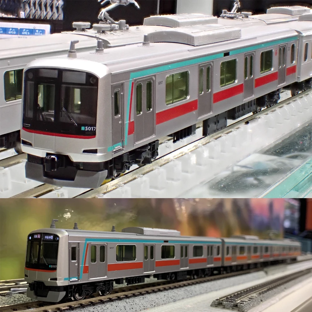 Фото Модель поезда KATO N в масштабе 1/160 Tokyu Corporation 5000 Series Commuter Train 10-1454 и 10-1455, набор поездов, 10 машин, игрушка для мальчиков в подарок №3