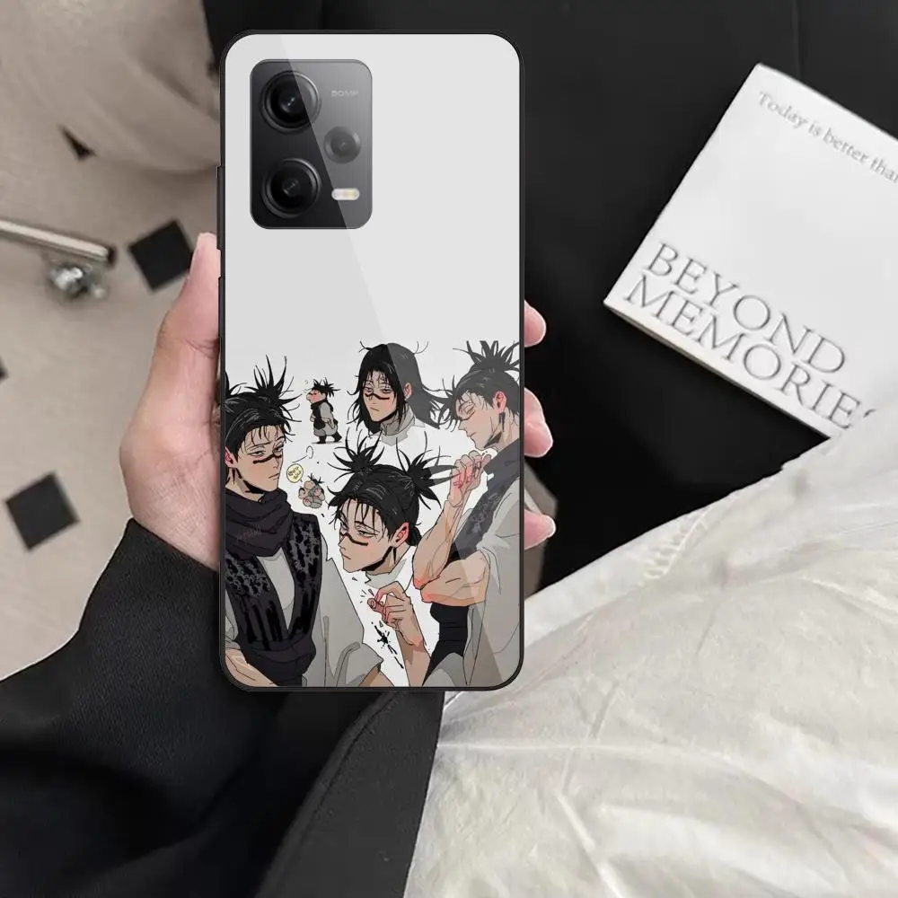 C_choso телефонные фотообои для Redmi Note 13 Pro Plus 12 11 A3X A1 A2 13C 12C Черные Стеклянные чехлы