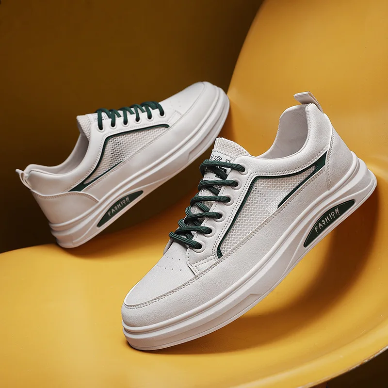 

Мужские кроссовки, легкие дышащие кроссовки для бега, новинка 2022, уличная удобная спортивная обувь для отдыха на шнуровке, мужская повседне...