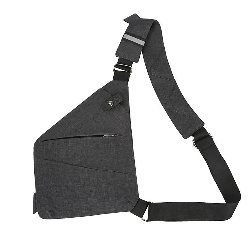 Men Travel Business  Bag Burglarproof Shoulder Bag Holster Anti Theft Security Strap Digital Storage Chest Bags