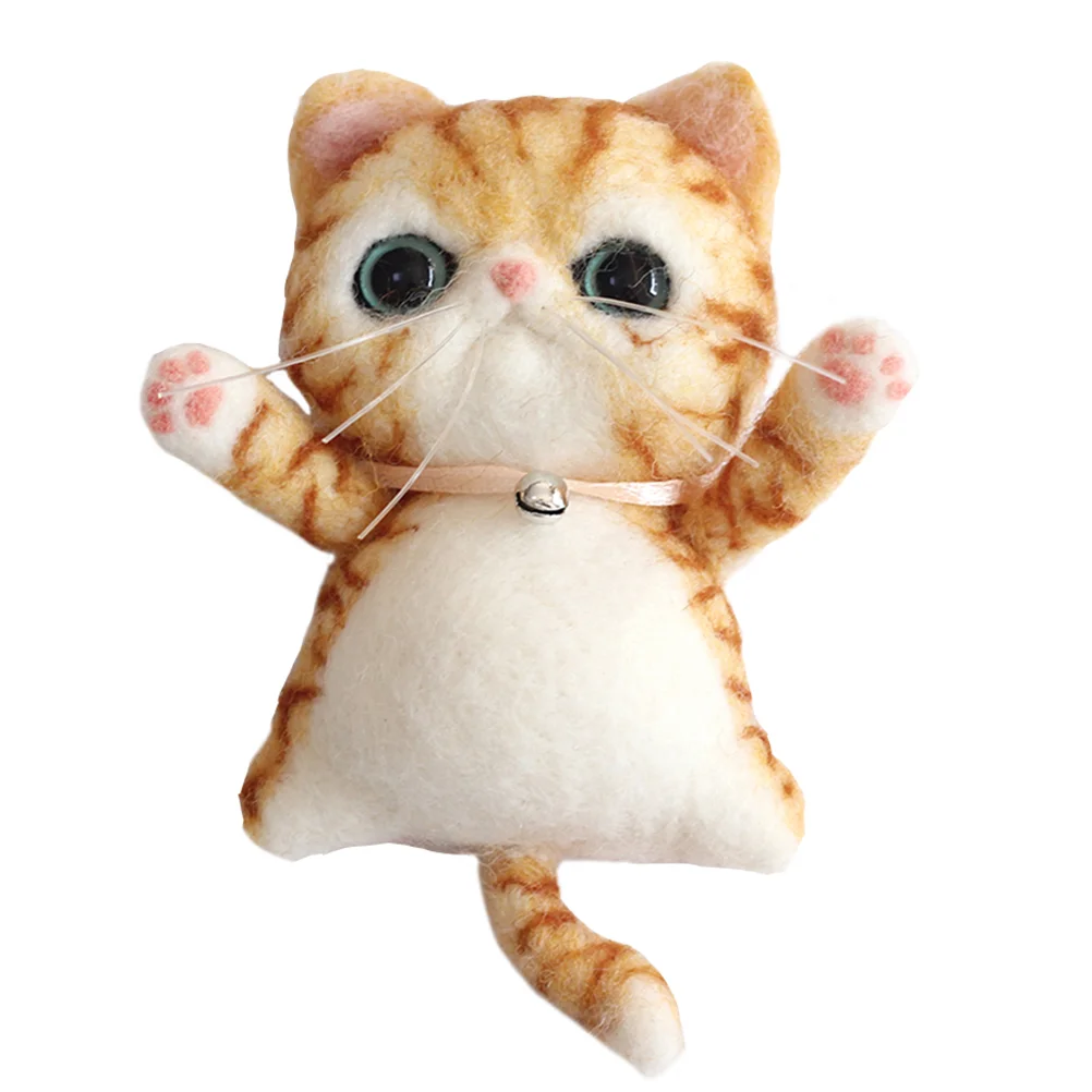 

1 Set of Needle Felting Kits DIY Wool Felting Kits Kitten Needlework Accessories