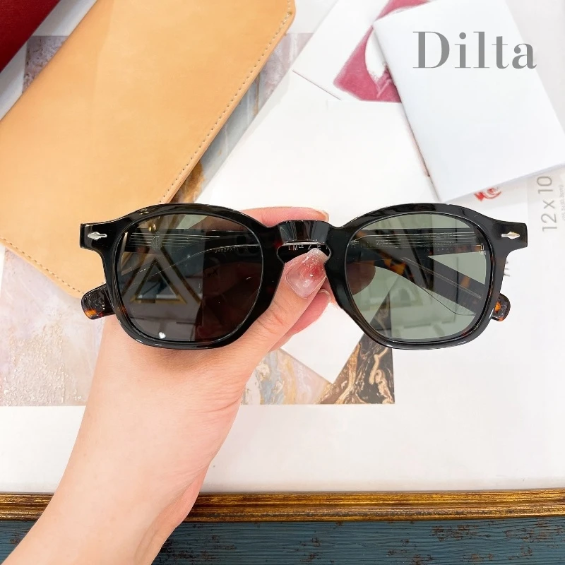 ZEPHIRIN толстые ацетатные овальные женские солнцезащитные очки для мужчин в стиле