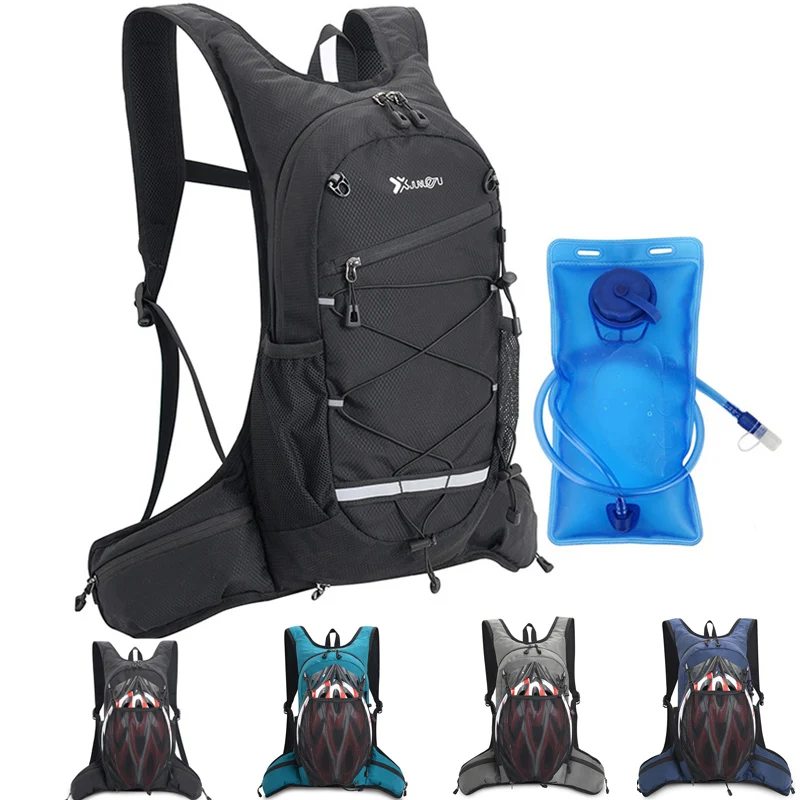 Outdoor Cycling Running Water Bag Helmet Storage Hydration Backpack UltraLight Waterproof Hiking Bike Riding Backpack XA325Q