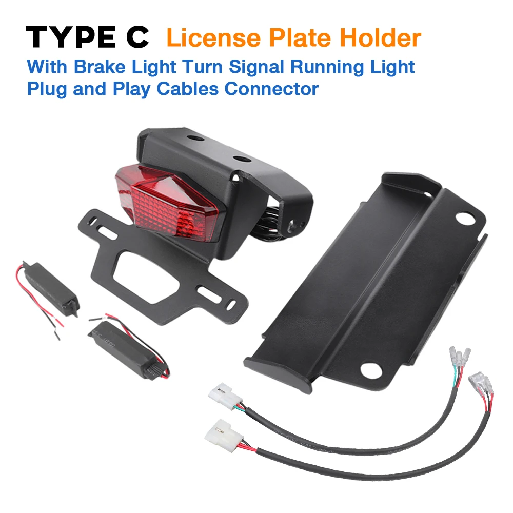 

Для 990 Adventure/S/R ADV держатель номерного знака мотоцикла Fender Eliminator хвостовой аккуратный кронштейн задний стоп-сигнал указатель поворота DRL