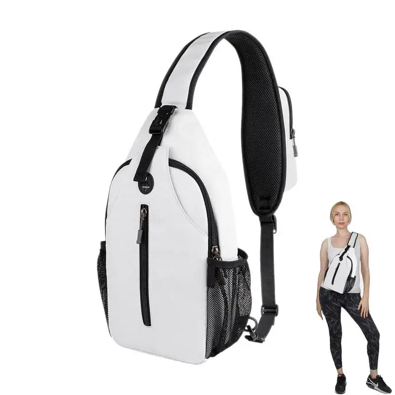 

Рюкзак-слинг через плечо, вместительная Водонепроницаемая нагрудная сумка, портативный уличный дорожный походный ранец, многофункциональная нагрудная сумка